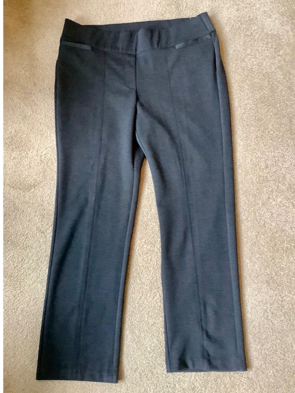 Lane Bryant Ponte Pull-On High-Rise Straight Leg Pant